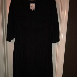 Black sweater dress size 3XL